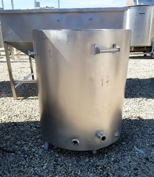 50 gallon stainless steel jacketed kettle.  On wheels.  Open top with drop-on lid. Last used to melt gel for paint balls. 